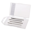 5 Pieces Steel Wood Carving Tools Set Chisel Woodworking Gouge Tools 1.5-3mm