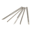 5 Pieces Steel Wood Carving Tools Set Chisel Woodworking Gouge Tools 0.8-4mm