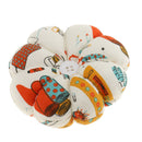 Fabric Coated Wrist Wearable Pumpkin Pin Cushion for Hand Craft Sewing DIY