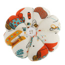 Fabric Coated Wrist Wearable Pumpkin Pin Cushion for Hand Craft Sewing DIY