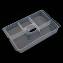 9.6"x7.1"x5.3" Sewing Basket Organizer with Removable Tray for Sewing Mending