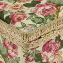 9.6"x7.1"x5.3" Sewing Basket Organizer with Removable Tray for Sewing Mending
