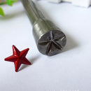 15mm Five-pointed Star Snap Rivet Button Setter Die Tool Studs Setting Base for Leather Working