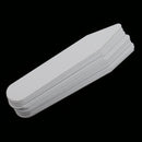 200 Pieces 6x1cm White Plastic Collar Stays Bones Reinforcements Collar Stiffeners for Men's Shirts Formal Dress