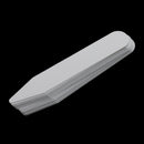 200 PIECES COLLAR BONES STIFFENERS STAYS INSERTS FOR MEN WOMEN FORMAL DRESS SHIRTS PLASTIC WHITE 2.5