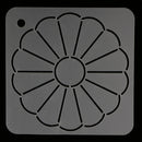 Plastic Embroidery Template Quilting Stencils Patchwork Handmade Tools 12x12 cm 1