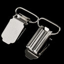 20 Pieces Metal Pacifier Suspender Clip Holder Crafts without Plastic Insert