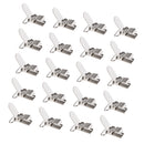 20 Pieces Metal Pacifier Suspender Clip Holder Crafts without Plastic Insert