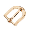 10 Pieces Gold Plated Single Roller Buckle Prong Alloy 23x21mm Hardware for Strap Leathercraft Handbag