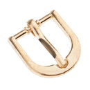10 Pieces Gold Plated Single Roller Buckle Prong Alloy 23x21mm Hardware for Strap Leathercraft Handbag