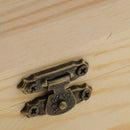 Blank Cambered Shape Unfinished Wooden Jewelry Gift Box for Kid DIY Craft Supplies