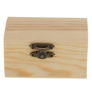 Blank Cambered Shape Unfinished Wooden Jewelry Gift Box for Kid DIY Craft Supplies