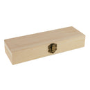 Blank Rectangle Unfinished Wooden Jewelry Gift Box for Kids DIY Craft Supplies