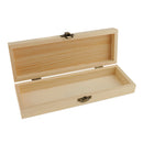 Blank Rectangle Unfinished Wooden Jewelry Gift Box for Kids DIY Craft Supplies