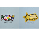 13 Pieces Cute Patches Iron on Embroidered Motif Fabric Bag Clothes Applique DIY Craft
