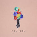 12 Pieces Mixed Pattern Embroidered Glitter Sequin Sew Iron on Patches DIY Craft