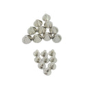 10 Sets Spikes Metal Studs Rivets Screwback Spots Cone Leather Craft DIY 9x6mm