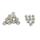 10 Sets Spikes Metal Studs Rivets Screwback Spots Cone Leather Craft DIY 9x6mm