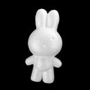 5 Pieces 14cm Rabbit Shaped Modelling Polystyrene Styrofoam Ornaments DIY Crafts