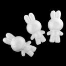 5 Pieces 14cm Rabbit Shaped Modelling Polystyrene Styrofoam Ornaments DIY Crafts
