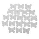 20 Pieces Butterfly Shaped Styrofoam Foam Ornaments for DIY Modelling Craft 60mm