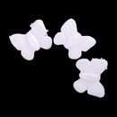 20 Pieces Butterfly Shaped Styrofoam Foam Ornaments for DIY Modelling Craft 60mm