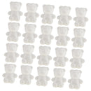 20 Pieces 60mm Bear Shaped Modelling Polystyrene Styrofoam Ornaments DIY Crafts
