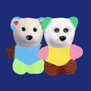 20 Pieces 60mm Bear Shaped Modelling Polystyrene Styrofoam Ornaments DIY Crafts