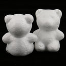 20 Pieces 60mm Bear Shaped Modelling Polystyrene Styrofoam Ornaments DIY Crafts