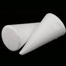 5 Pieces Cone Shaped Styrofoam Foam Ornaments for Handmade DIY Modelling Crafts