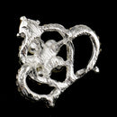 5 Pieces Crystal Diamante Crown Shaped Sewing Scrapbook Buttons Flatback Decoration DIY Crafts