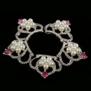 5 Pieces Crystal Diamante Crown Shaped Sewing Scrapbook Buttons Flatback Decoration DIY Crafts