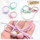 7 Pieces Candy Color Hair Holders High Elastic Rubber Bands for Hair Accessories