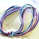 7 Pieces Candy Color Hair Holders High Elastic Rubber Bands for Hair Accessories