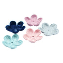 10 Pieces Wool Flower Petal DIY Findings for Garment Handbag Hair Clip Decoration 35mm