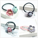 10 Pieces Wool Flower Petal DIY Findings for Garment Handbag Hair Clip Decoration 35mm