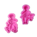 2 Pieces Baby Boy Girl DIY Silicone Mould Fondant Cake Mold Tool Baking Accessoires Bakeware