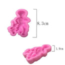 2 Pieces Baby Boy Girl DIY Silicone Mould Fondant Cake Mold Tool Baking Accessoires Bakeware