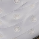 50 Yard 8mm Resin Snap Stud Press Buttons Fastening Sewing Duvet Cover Tape White
