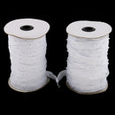 50 Yard 8mm Resin Snap Stud Press Buttons Fastening Sewing Duvet Cover Tape White