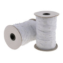 50 Yard 8mm Resin Snap Stud Press Buttons Fastening Sewing Duvet Cover Tape White