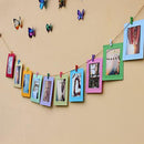 50 Pieces 2.5cm Mini Wood Craft Wooden Pegs Laundry Photo Paper Clips Clothespins Notes Message Folders