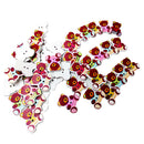 50 Pieces Wooden Bear Shape Flatback 2-holes Buttons Sewing Embellishment for Clothing Decoration