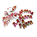 50 Pieces Wooden Bear Shape Flatback 2-holes Buttons Sewing Embellishment for Clothing Decoration