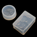 6 Pieces Jewelry Pendant Making Clear Silicone Mould Handmade Craft Tools