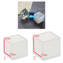 Cube Shape Silicone Mold for DIY Polymer Clay Resin Craft Jewelry Making Mould 20mm