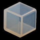 Cube Shape Silicone Mold for DIY Polymer Clay Resin Craft Jewelry Making Mould 20mm
