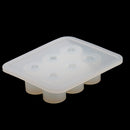 2 Pieces DIY Silicone Round Bead Mold Resin Earring Jewelery Making Moulds Craft