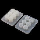 2 Pieces DIY Silicone Round Bead Mold Resin Earring Jewelery Making Moulds Craft