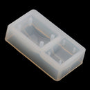 Cabochon Pendants Mold Silicone Mould for Resin Jewelry Making DIY Craft with Hole